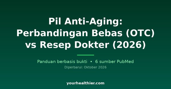 Pil Anti-Aging: Perbandingan Bebas (OTC) vs Resep Dokter (2026)
