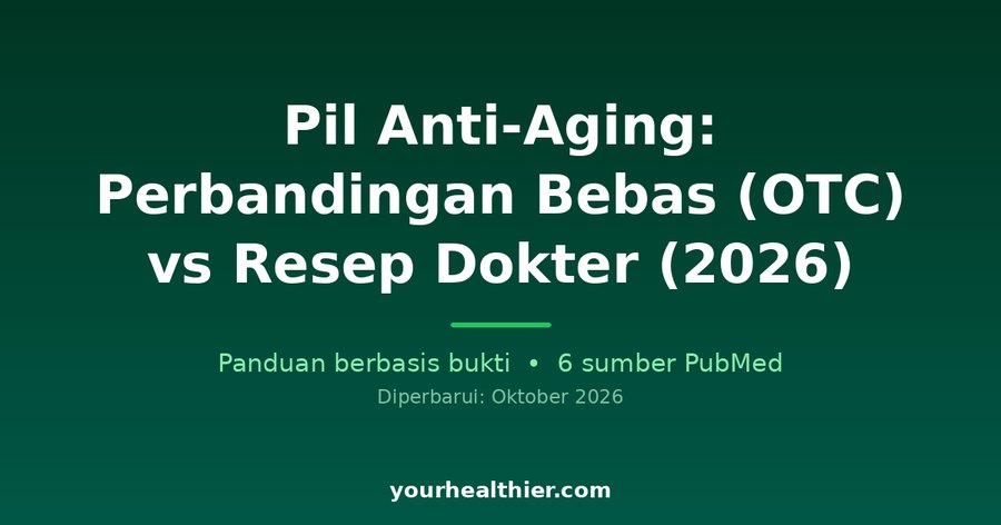 Pil Anti-Aging: Perbandingan Bebas (OTC) vs Resep Dokter (2026)