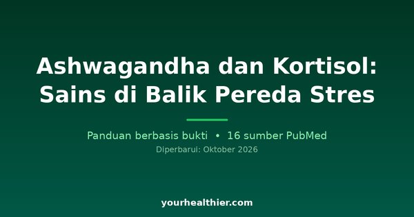 Ashwagandha dan Kortisol: Sains di Balik Pereda Stres