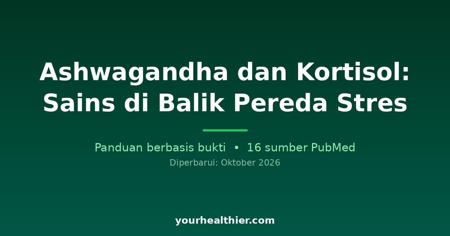Ashwagandha dan Kortisol: Sains di Balik Pereda Stres
