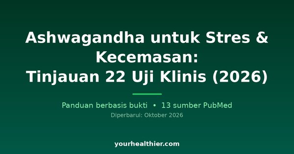 Ashwagandha untuk Stres & Kecemasan: Tinjauan 22 Uji Klinis (2026)