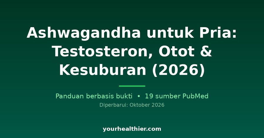 Ashwagandha untuk Pria: Testosteron, Otot & Kesuburan (2026)