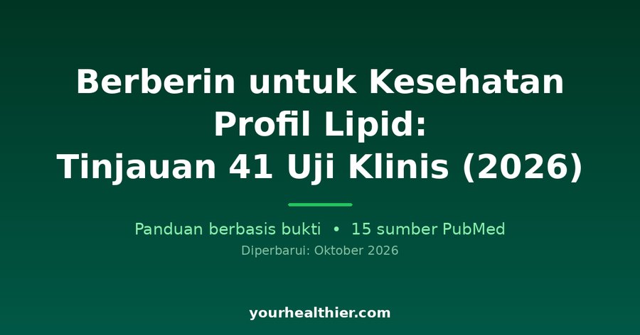 Berberin untuk Kesehatan Profil Lipid: Tinjauan 41 Uji Klinis (2026)