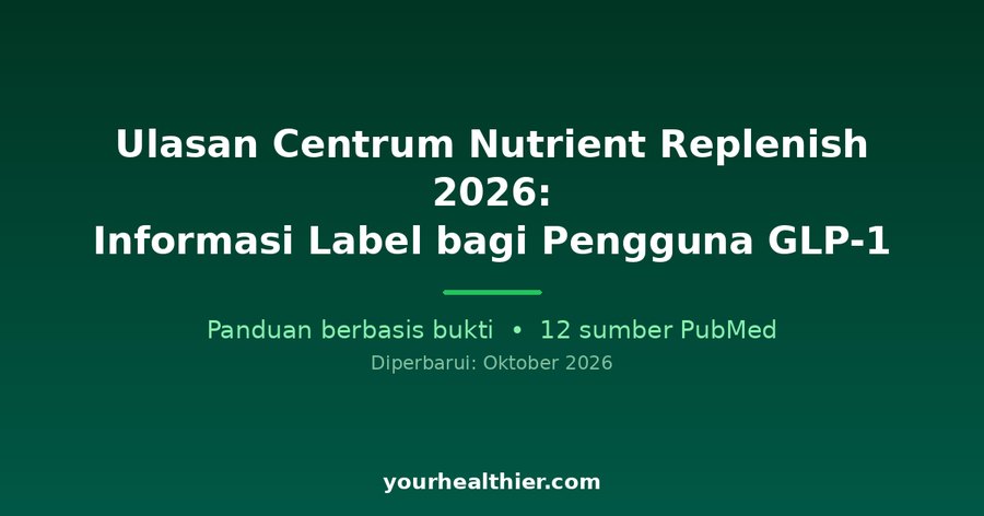 Ulasan Centrum Nutrient Replenish 2026: Informasi Label bagi Pengguna GLP-1