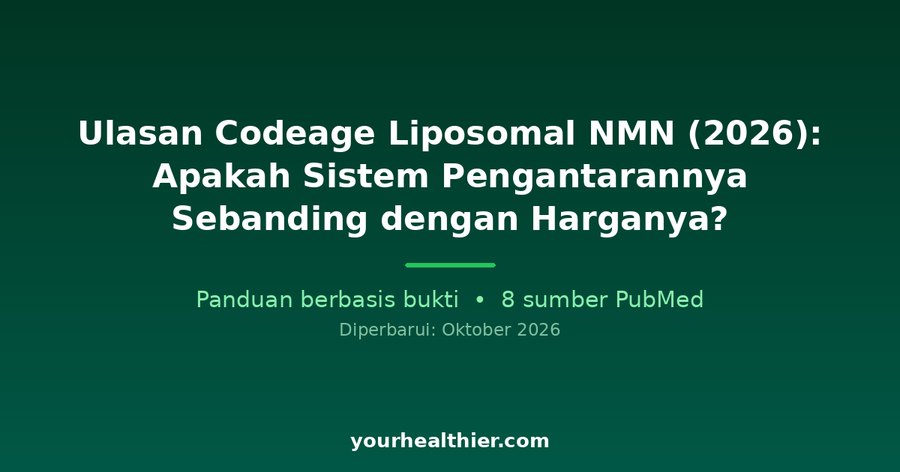 Ulasan Codeage Liposomal NMN (2026): Apakah Sistem Pengantarannya Sebanding dengan Harganya?