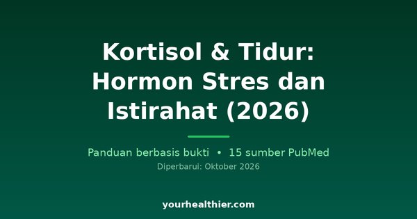 Kortisol & Tidur: Hormon Stres dan Istirahat (2026)