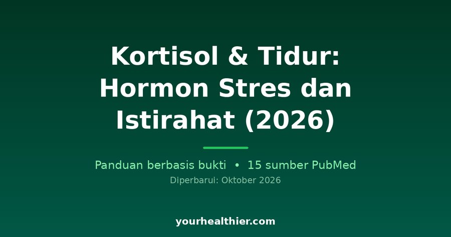 Kortisol & Tidur: Hormon Stres dan Istirahat (2026)