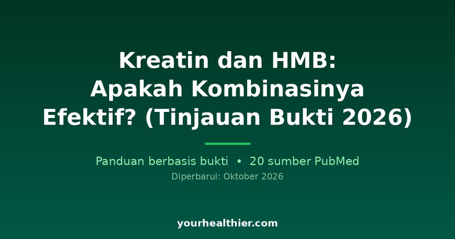 Kreatin dan HMB: Apakah Kombinasinya Efektif? (Tinjauan Bukti 2026)