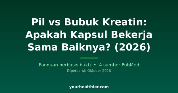 Pil vs Bubuk Kreatin: Apakah Kapsul Bekerja Sama Baiknya? (2026)