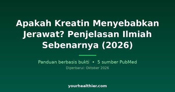 Apakah Kreatin Menyebabkan Jerawat? Penjelasan Ilmiah Sebenarnya (2026)