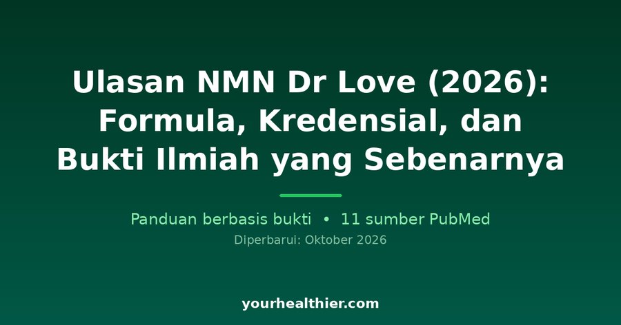 Ulasan NMN Dr Love (2026): Formula, Kredensial, dan Bukti Ilmiah yang Sebenarnya