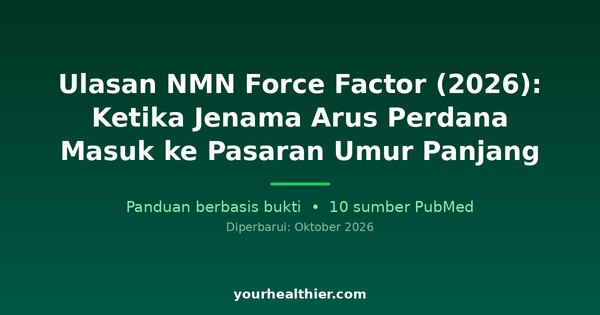 Ulasan NMN Force Factor (2026): Ketika Jenama Arus Perdana Masuk ke Pasaran Umur Panjang