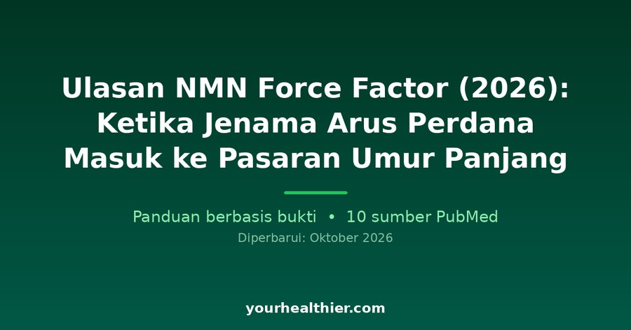 Ulasan NMN Force Factor (2026): Ketika Jenama Arus Perdana Masuk ke Pasaran Umur Panjang