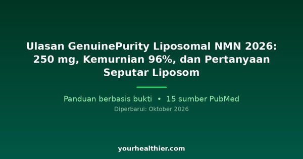 Ulasan GenuinePurity Liposomal NMN 2026: 250 mg, Kemurnian 96%, dan Pertanyaan Seputar Liposom