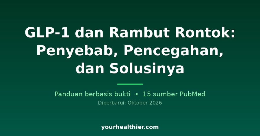 GLP-1 dan Rambut Rontok: Penyebab, Pencegahan, dan Solusinya