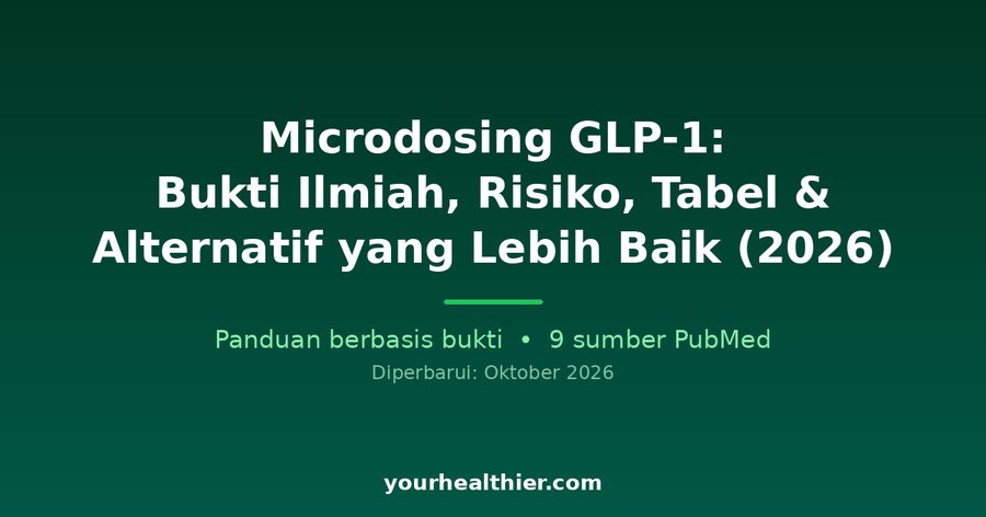 Microdosing GLP-1: Bukti Ilmiah, Risiko, Tabel & Alternatif yang Lebih Baik (2026)