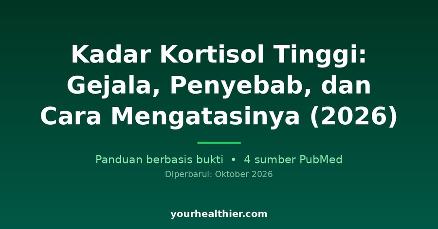 Kadar Kortisol Tinggi: Gejala, Penyebab, dan Cara Mengatasinya (2026)