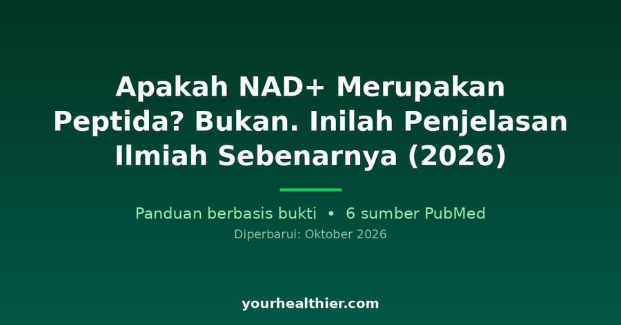 Apakah NAD+ Merupakan Peptida? Bukan. Inilah Penjelasan Ilmiah Sebenarnya (2026)