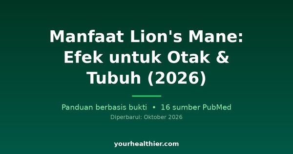 Manfaat Lion’s Mane: Efek untuk Otak & Tubuh (2026)
