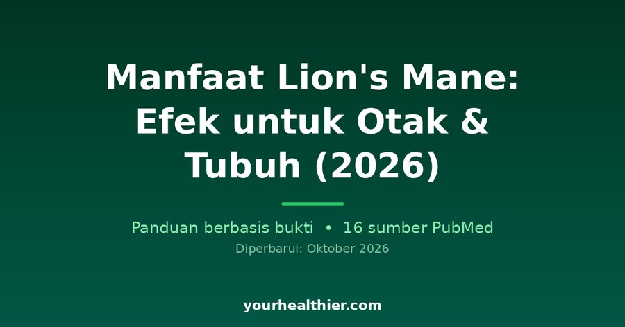 Manfaat Lion’s Mane: Efek untuk Otak & Tubuh (2026)