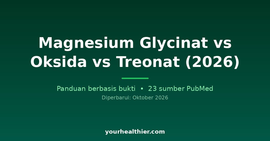 Magnesium Glycinat vs Oksida vs Treonat (2026)