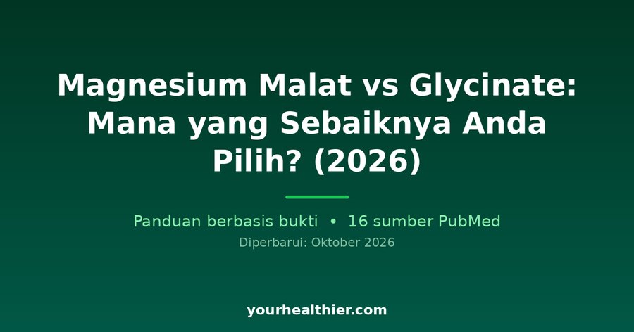 Magnesium Malat vs Glycinate: Mana yang Sebaiknya Anda Pilih? (2026)