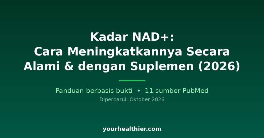 Kadar NAD+: Cara Meningkatkannya Secara Alami & dengan Suplemen (2026)