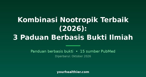 Kombinasi Nootropik Terbaik (2026): 3 Paduan Berbasis Bukti Ilmiah