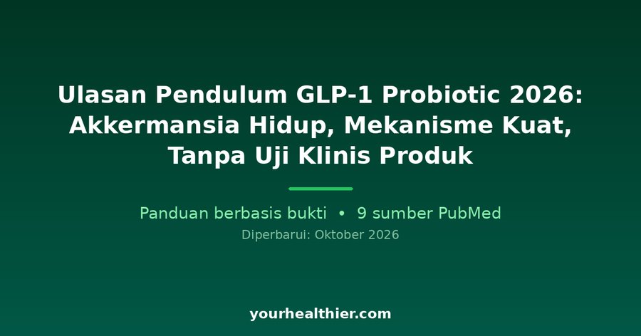 Ulasan Pendulum GLP-1 Probiotic 2026: Akkermansia Hidup, Mekanisme Kuat, Tanpa Uji Klinis Produk