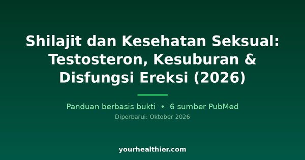 Shilajit dan Kesehatan Seksual: Testosteron, Kesuburan & Disfungsi Ereksi (2026)