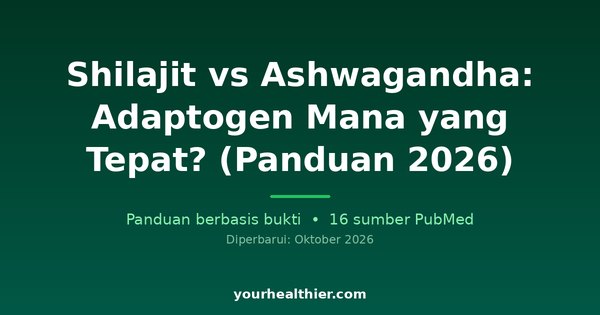 Shilajit vs Ashwagandha: Adaptogen Mana yang Tepat? (Panduan 2026)