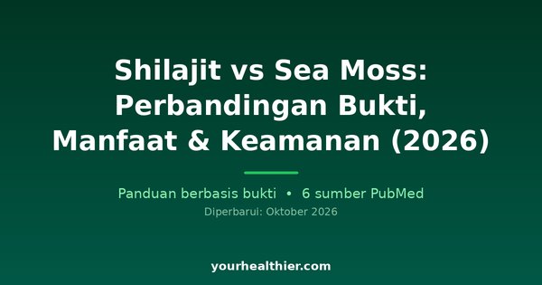 Shilajit vs Sea Moss: Perbandingan Bukti, Manfaat & Keamanan (2026)