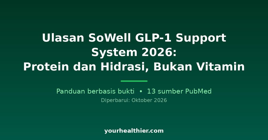 Ulasan SoWell GLP-1 Support System 2026: Protein dan Hidrasi, Bukan Vitamin
