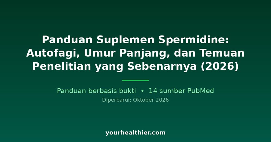 Panduan Suplemen Spermidine: Autofagi, Umur Panjang, dan Temuan Penelitian yang Sebenarnya (2026)