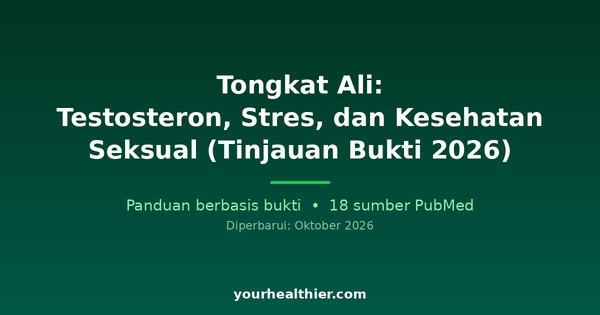 Tongkat Ali: Testosteron, Stres, dan Kesehatan Seksual (Tinjauan Bukti 2026)