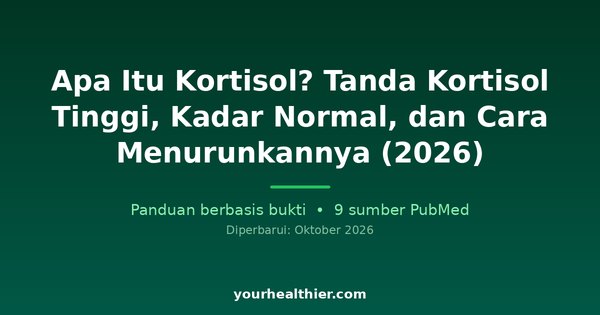 Apa Itu Kortisol? Tanda Kortisol Tinggi, Kadar Normal, dan Cara Menurunkannya (2026)