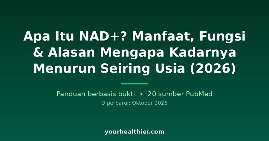 Apa Itu NAD+? Manfaat, Fungsi & Alasan Mengapa Kadarnya Menurun Seiring Usia (2026)